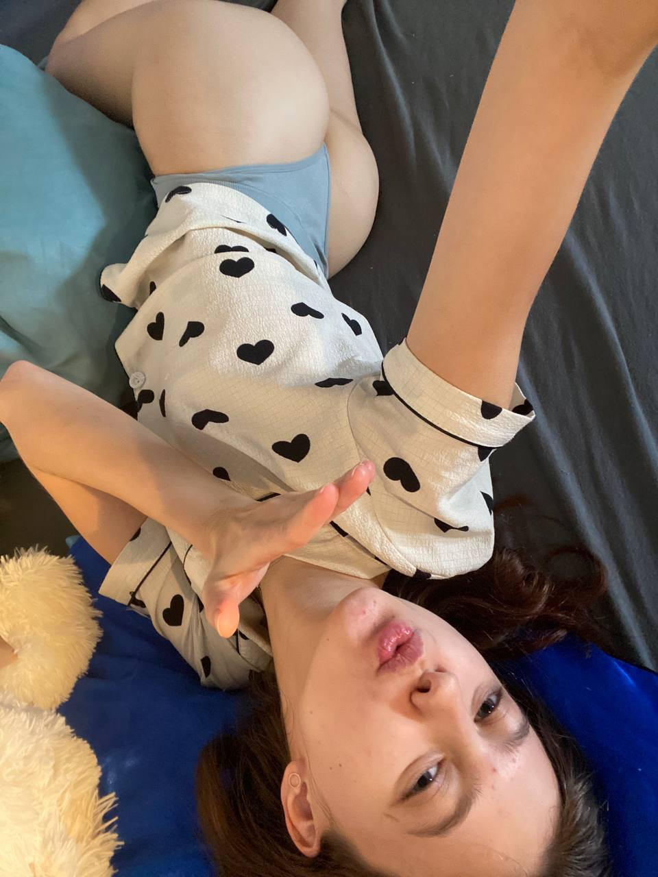 A cozy shot with Your princess — straight from Kagoshima