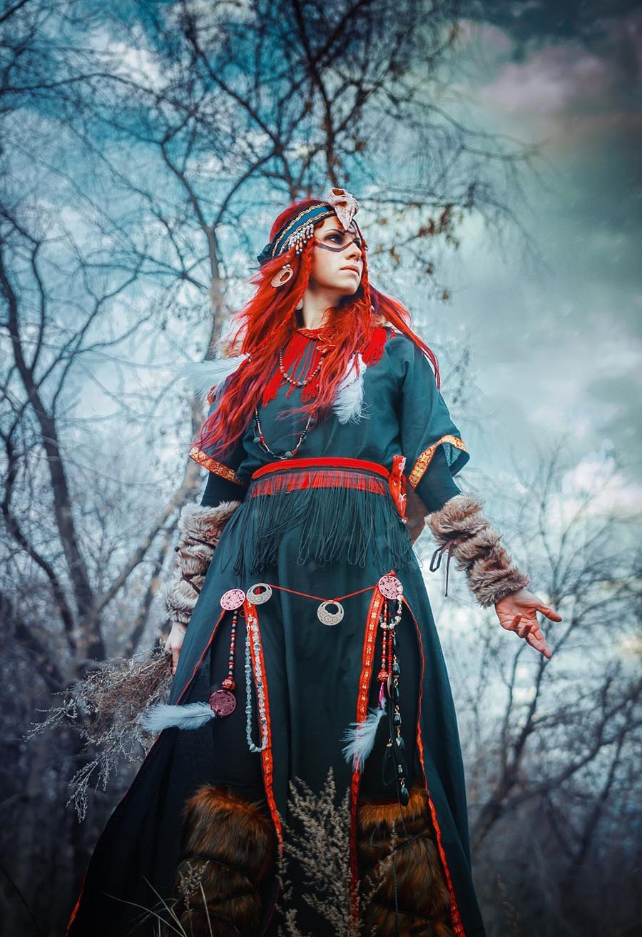 Girls in Slavic costumes underwear in Kagoshima